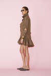 Brown-Gold Cutout Dress - SS25