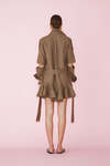 Brown-Gold Cutout Dress - SS25