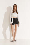 White Wrap Viscose Blouse - SS25