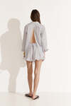 Stripe Cotton Boho Shorts - SS25