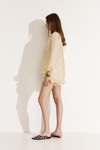 Yellow Linen Boho Shorts - SS25