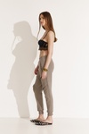 Brown Pants With Front Details - SS25