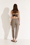 Brown Pants With Front Details - SS25
