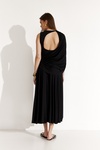 Elegant Black Dress With Back Cut-Out - SS25