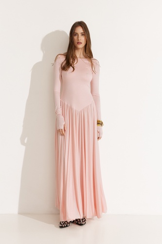 Backless Rose Maxi Dress - SS25 - PNK Casual