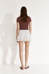 Mauve Basic Cotton T-shirt -SS25