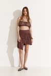 Mauve Cropped Top - SS25