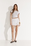 White Basic Cotton T-shirt -SS25