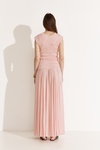 Wrap-Effect Rose Maxi Dress - SS25