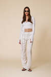 White Wrap Viscose Blouse - SS25