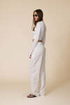 White Wrap Viscose Blouse - SS25