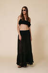 Black Cotton Top - SS25