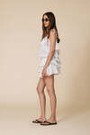 Backless Top With Openwork Embroidery Trim - SS25
