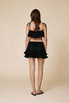 Black Cotton Pleated Shorts - SS25