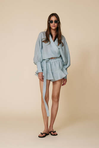 Aqua Rayon Shorts - SS25 - PNK Casual