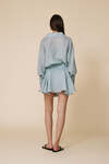Aqua Button-Down Skirt - SS25