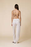 White Linen Casual Pants - SS25