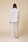 White Linen Casual Pants - SS25