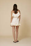 Backless Yellow Top With Lace Inserts - SS25