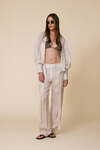 Lightweight Long Trousers Made From Airy Fabric Wirh Inner Shorts - SS25