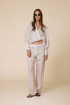 Lightweight Long Trousers Made From Airy Fabric Wirh Inner Shorts - SS25