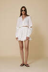 White Mini Skirt With Lace - SS25