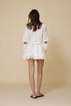 White Mini Skirt With Lace - SS25