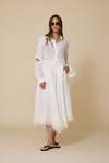 White Midi Skirt With Lace - SS25