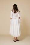 White Midi Skirt With Lace - SS25