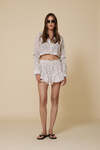 Printed Floral Cotton Short - SS25