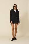 Black Skirt With A Lace-Trimmed Hem - FW25