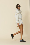 Dress with detachable shawl - FW25