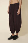 Burgundy Cotton Pants
