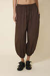 Brown Cotton Pants