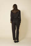 Brown Pants With Waist Detail - FW25