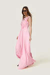 Rose Backless dress featuring a front draped design - SS26