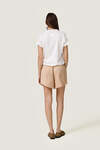 White T-shirt featuring a discreet wire inserted into the hem - SS26