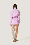 Light Purple wrap dress with long sleeves - SS26