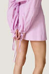 Light Purple wrap dress with long sleeves - SS26