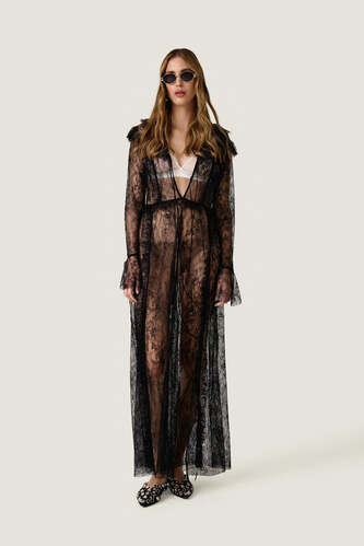 Long lace dress, sheer and flowy - SS26 - PNK Casual