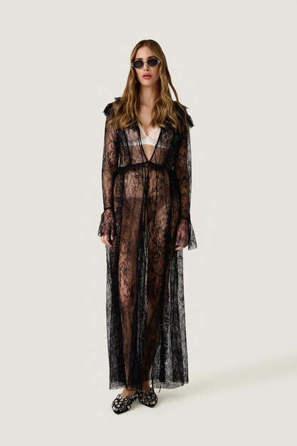 Long lace dress, sheer and flowy - SS26