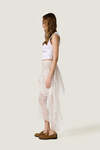 White top with a modern waist cut-out - SS26