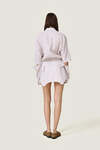 Striped Mini Dress with Corset Skirt - SS26