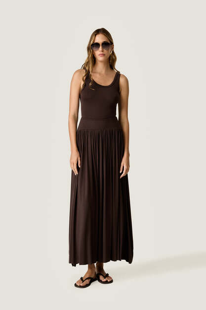 Open-Back Bodysuit with Asymmetric Straps