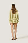 Pistachio Green Ruffle Shorts